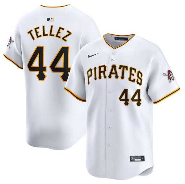 Men's Pittsburgh Pirates #44 Rowdy Tellez White Home Limited Baseball Stitched Jersey Dzhi,We sell and wholesale Men's Pittsburgh Pirates #44 Rowdy Tellez White Home Limited Baseball Stitched Jersey Dzhi on line form chian!